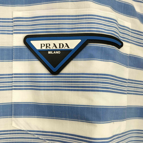 プラダ PRADA Lighthouse Print Shirt メンズ 40 15 3/4