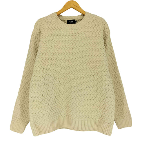 アズールバイマウジー AZUL by moussy バスケット編みマットモールニット メンズ JPN:L