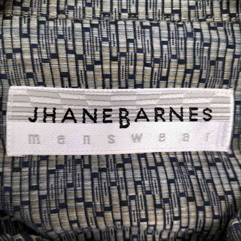 jhanebarnes 総柄シャツ ジャガード メンズ import:M
