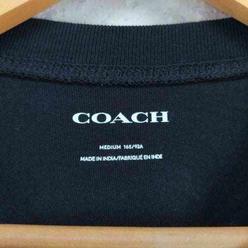 コーチ COACH ロゴプリント 半袖 Tシャツ レディース M