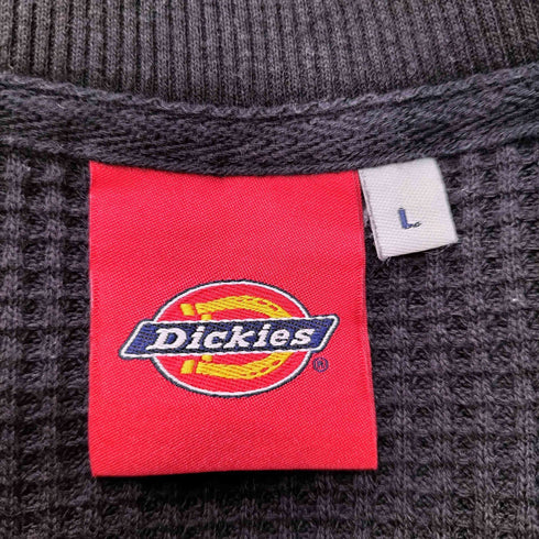 ディッキーズ Dickies サーマル ワッフルワンポイントトレーナー メンズ JPN:L