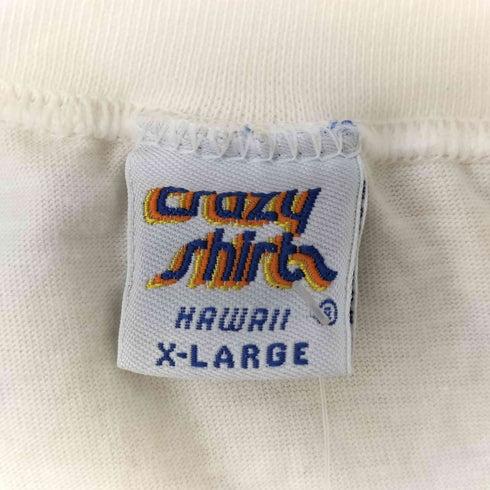 クレイジーシャツ CRAZY SHIRTS 両面プリント クルーネック 半袖 Tシャツ メンズ import:XL