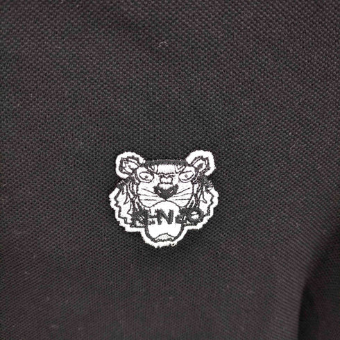 ケンゾーパリス KENZO PARIS タイガー刺繍ロゴ 半袖ポロシャツ レディース XS