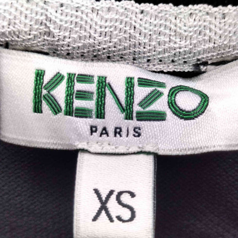 ケンゾーパリス KENZO PARIS タイガー刺繍ロゴ 半袖ポロシャツ レディース XS