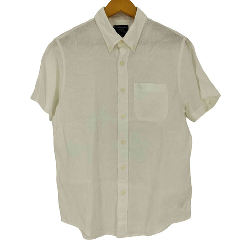 アバクロンビーアンドフィッチ Abercrombie & Fitch リネン100% 半袖シャツ メンズ import:S