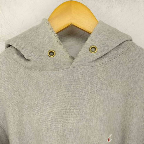 チャンピオン Champion USA製 刺繍タグ reverse weave フーディ 目あり メンズ import:M