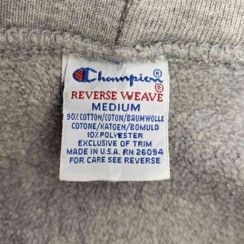 チャンピオン Champion USA製 刺繍タグ reverse weave フーディ 目あり メンズ import:M