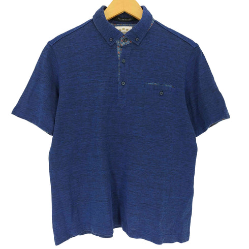 インターメッツォ INTERMEZZO FLANDERS LINEN リネンポリ ボタンダウン ポロシャツ メンズ import:M