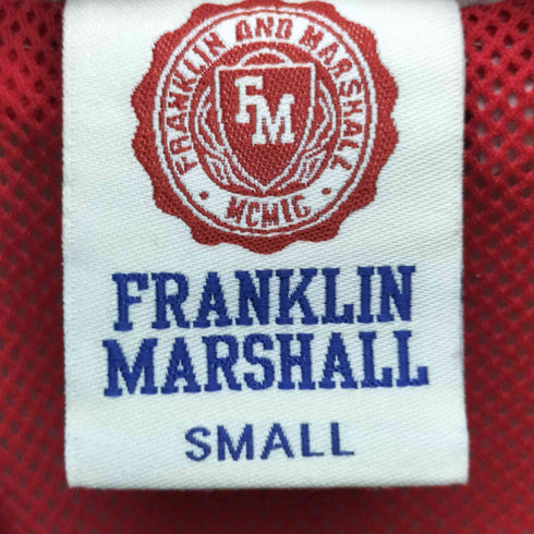 フランクリンマーシャル FRANKLIN&MARSHALL スタンドカラー ジップジャケット メンズ S
