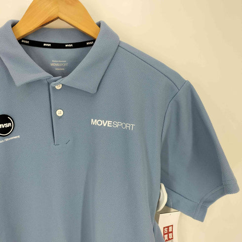 デサント descente SUNSCREEN 鬼鹿の子 バックロゴ ポロシャツ メンズ import:M