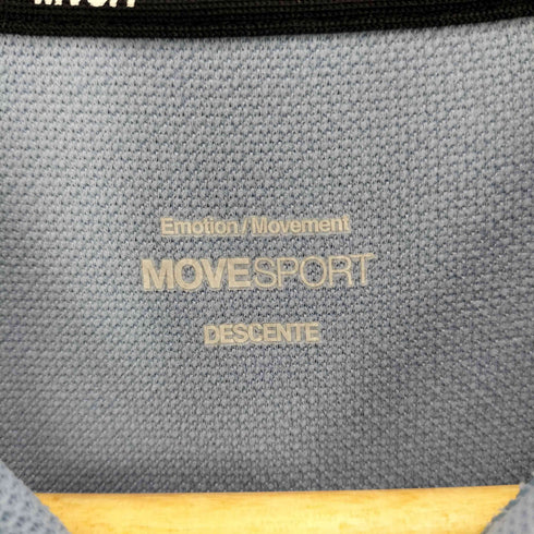 デサント descente SUNSCREEN 鬼鹿の子 バックロゴ ポロシャツ メンズ import:M