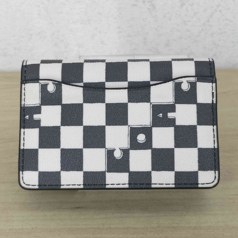 コーチ COACH チェッカー柄 カードケース レディース