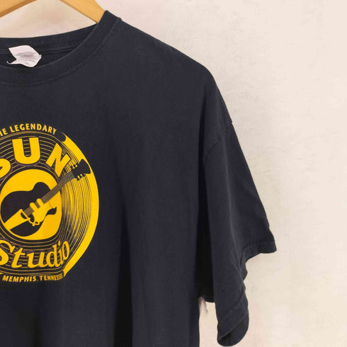 フルーツオブザルーム FRUIT OF THE LOOM 90-00S 音楽スタジオ 企業ロゴ プリントTシャツ メンズ 2XL