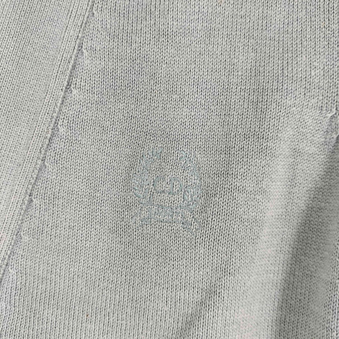 クリスチャンディオール Christian Dior 胸元ロゴ刺繍コットンニットベスト レディース import:M