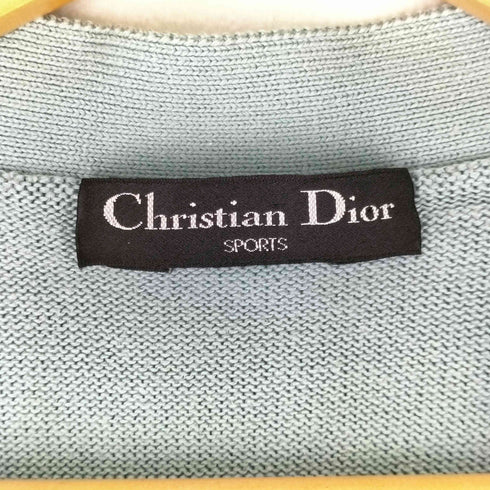 クリスチャンディオール Christian Dior 胸元ロゴ刺繍コットンニットベスト レディース import:M