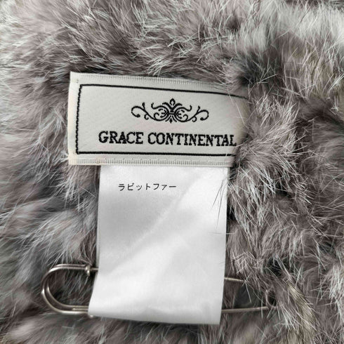 グレースコンチネンタル GRACE CONTINENTAL rabbit fur ラビットファーマフラー レディース