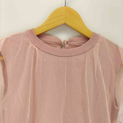 ナチュラルクチュール natural couture チュール×ニットレイヤードニット レディース FREE