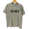 ユーエスアーミー U.S. ARMY 80S 89年会計 ARMY プリント S/S Tシャツ 裾袖シングル 霜降り メンズ import:L