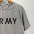 ユーエスアーミー U.S. ARMY 80S 89年会計 ARMY プリント S/S Tシャツ 裾袖シングル 霜降り メンズ import:L
