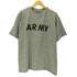 ユーエスアーミー U.S. ARMY 80-90S ARMY プリント S/S Tシャツ 裾袖シングル 霜降り メンズ
