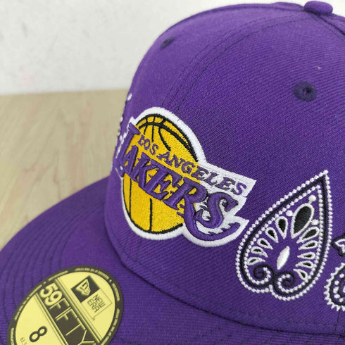 ニューエラ NEW ERA 59FIFTY NBA ベースボールキャップ ペイズリー メンズ 8