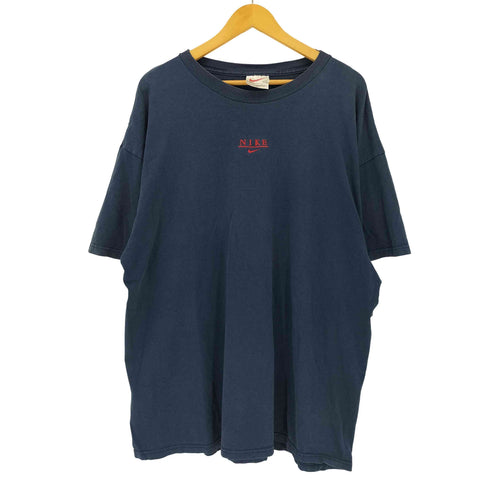 ナイキ NIKE 90s ロゴ刺繍 クルーネック 半袖Tシャツ メンズ XXL