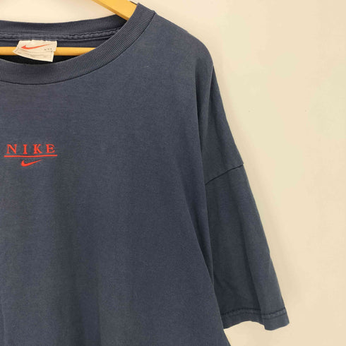 ナイキ NIKE 90s ロゴ刺繍 クルーネック 半袖Tシャツ メンズ XXL