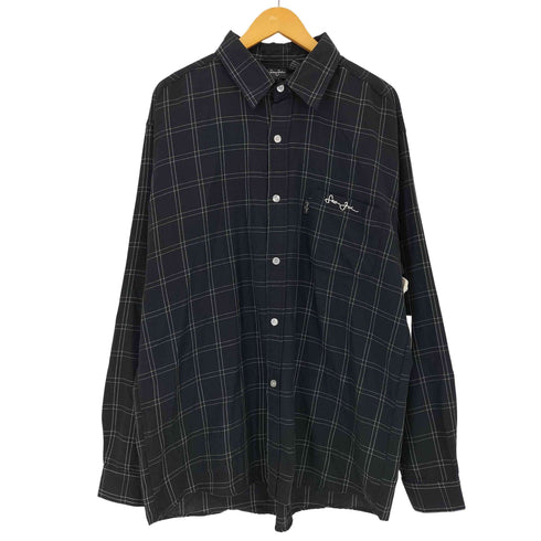 ショーンジョン Sean john 90~00s 格子 レギュラーカラー 長袖 シャツ メンズ XXL