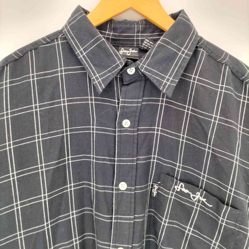 ショーンジョン Sean john 90~00s 格子 レギュラーカラー 長袖 シャツ メンズ XXL