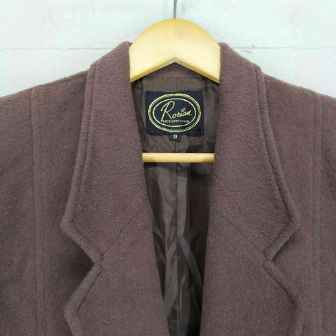 Rorian CASHMERE カシミヤ混 ダブルチェスターコート レディース JPN:9号