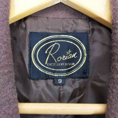 Rorian CASHMERE カシミヤ混 ダブルチェスターコート レディース JPN:9号