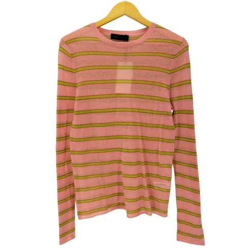 ザラ ZARA 26SS STRIPED WOOL JUMPER ストライプ ウール ジャンパー ボーダー ニット セーター レディース import:L