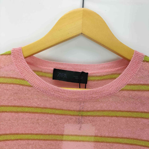 ザラ ZARA 26SS STRIPED WOOL JUMPER ストライプ ウール ジャンパー ボーダー ニット セーター レディース import:L
