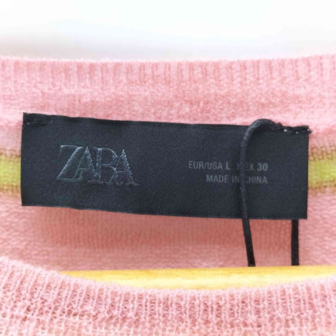 ザラ ZARA 26SS STRIPED WOOL JUMPER ストライプ ウール ジャンパー ボーダー ニット セーター レディース import:L
