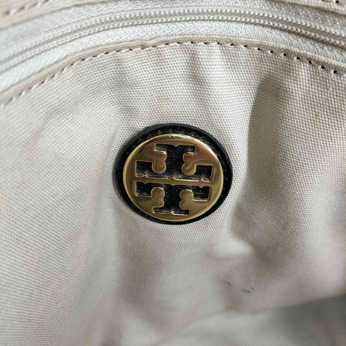 トリーバーチ TORY BURCH エナメル切替 ハンドバッグ レディース