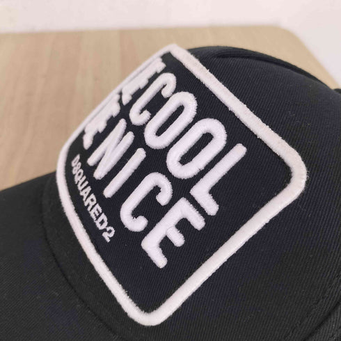 ディースクエアード DSQUARED2 BE COOL BE NICE ロゴ 6パネルキャップ メンズ