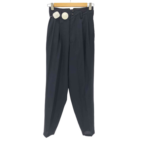 ワイズ Ys 00S 03SS 100番台 ウール ギャバ 2タック ドレス スラックス パンツ レディース
