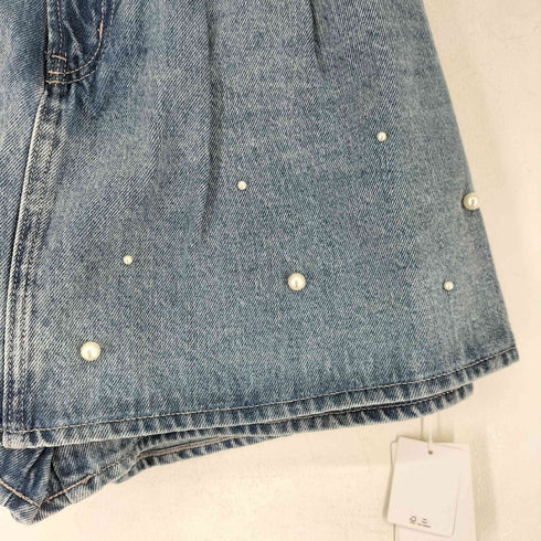 ダズリン dazzlin パールハイウエストデニムスカパン レディース JPN:M
