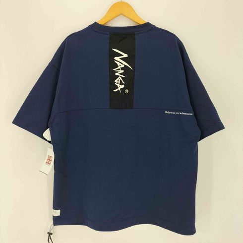 ナンガ NANGA JEANS FACTORY 別注 ルーズフィット メッシュ切替え ドローコードTシャツ メンズ JPN:L