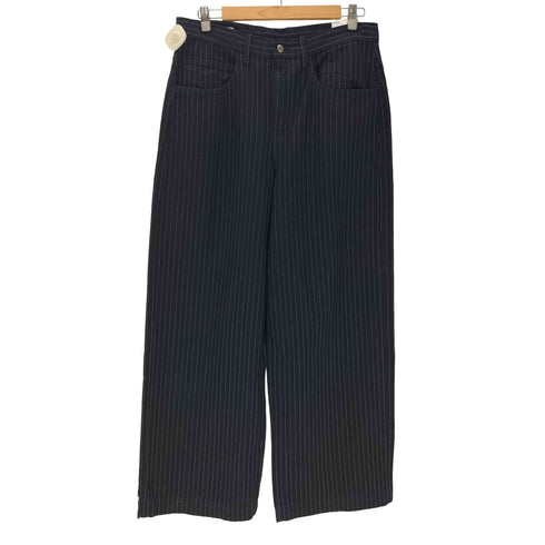 ザラ ZARA 26SS ピンストライプ 柄 バギー フィット パンツ メンズ 40