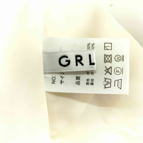 グレイル GRL 花柄ショルダーオープンアメスリティアードミニワンピース レディース FREE