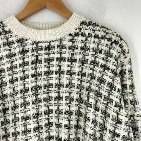 スリードッツ three dots Color tweedy sweater l/spullover カラーツイードセーター レディース JPN:S