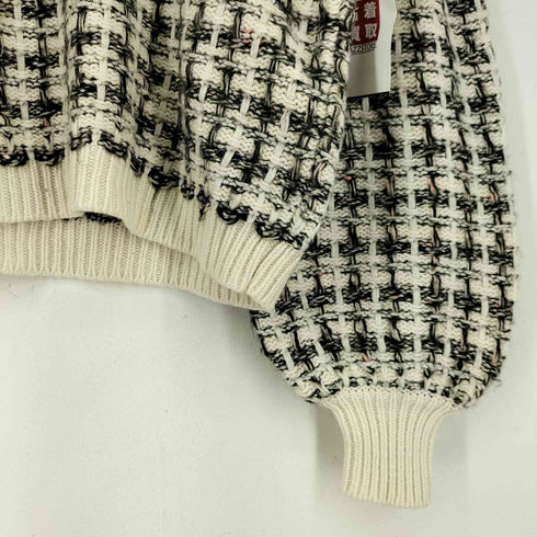 スリードッツ three dots Color tweedy sweater l/spullover カラーツイードセーター レディース JPN:S