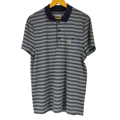 ラコステ LACOSTE S/S ボーダー ポロシャツ メンズ import:M