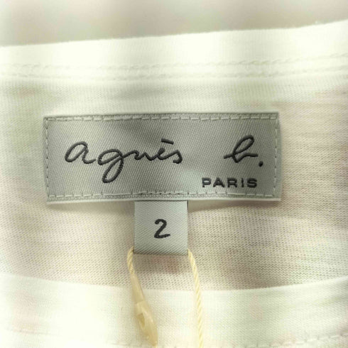 アニエスベー agnes b. スタープリント クルーネックTシャツ レディース JPN:2