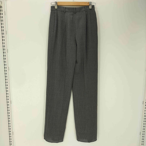 マックスマーラ MAX MARA MADE IN ITALY SET UP イタリア製 織り 生地 ウール ショート テーラード ジャケット スラックス パンツ セットアップ レディース 38