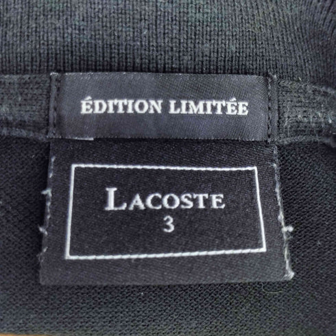 ラコステ LACOSTE EDITION LIMITEE 鹿の子 ラメ ポロシャツ メンズ JPN:3