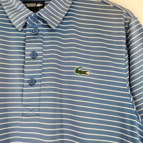 ラコステ LACOSTE S/S ボーダー ポロシャツ メンズ JPN:M