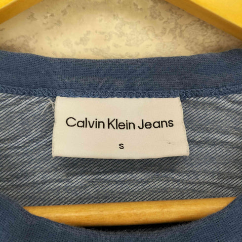カルバンクラインジーンズ Calvin Klein Jeans ロゴ刺繍 Vガゼット 半袖 Tシャツ メンズ S