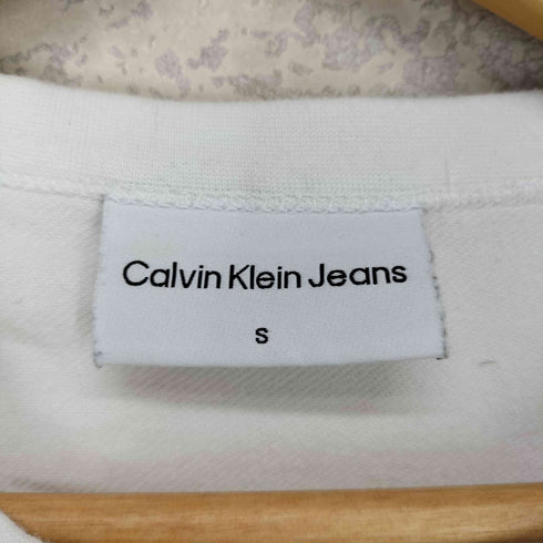 カルバンクラインジーンズ Calvin Klein Jeans ロゴ刺繍 Vガゼット 半袖 Tシャツ メンズ S